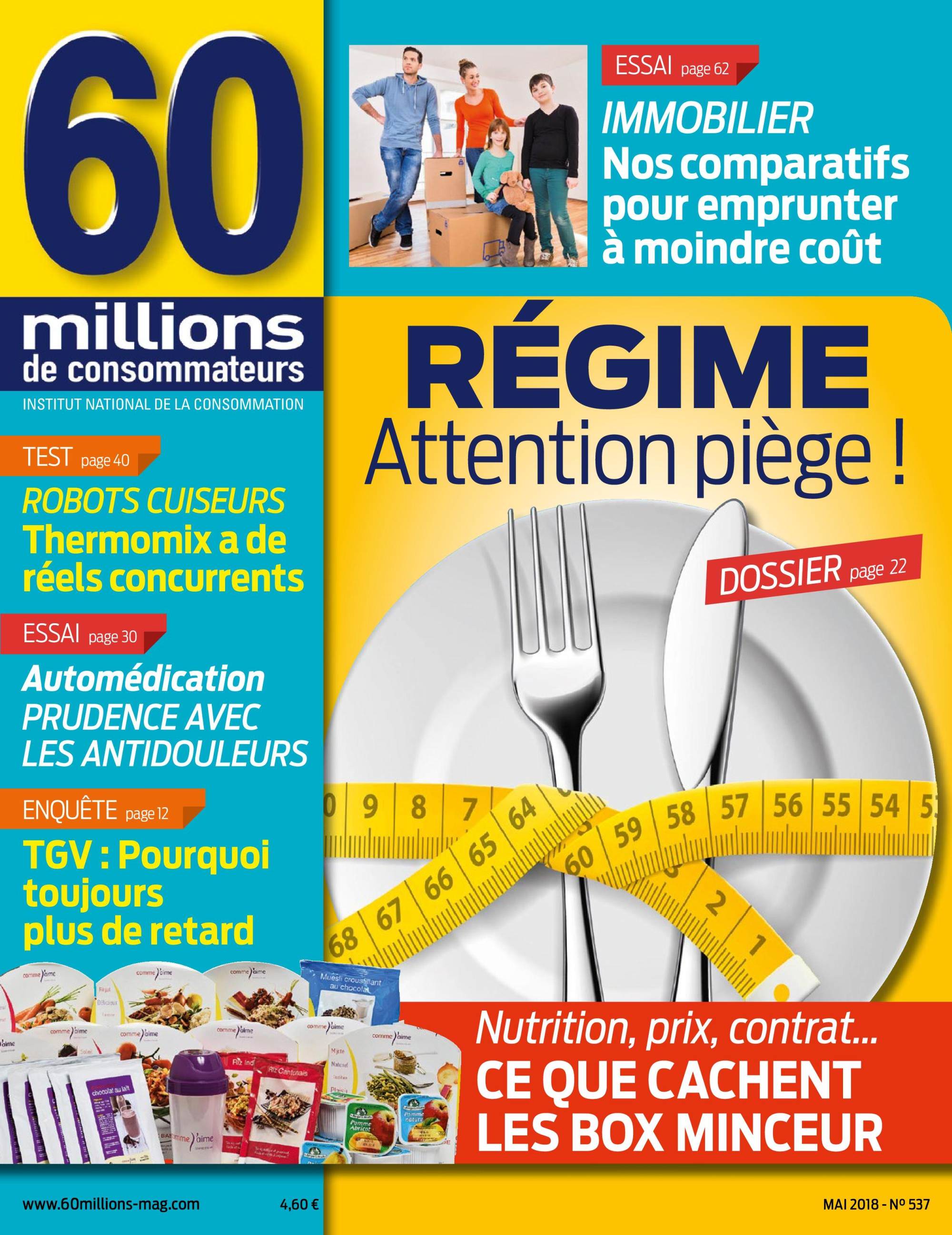 60 Millions de Consommateurs N°537 - Mai 2018 Pdf