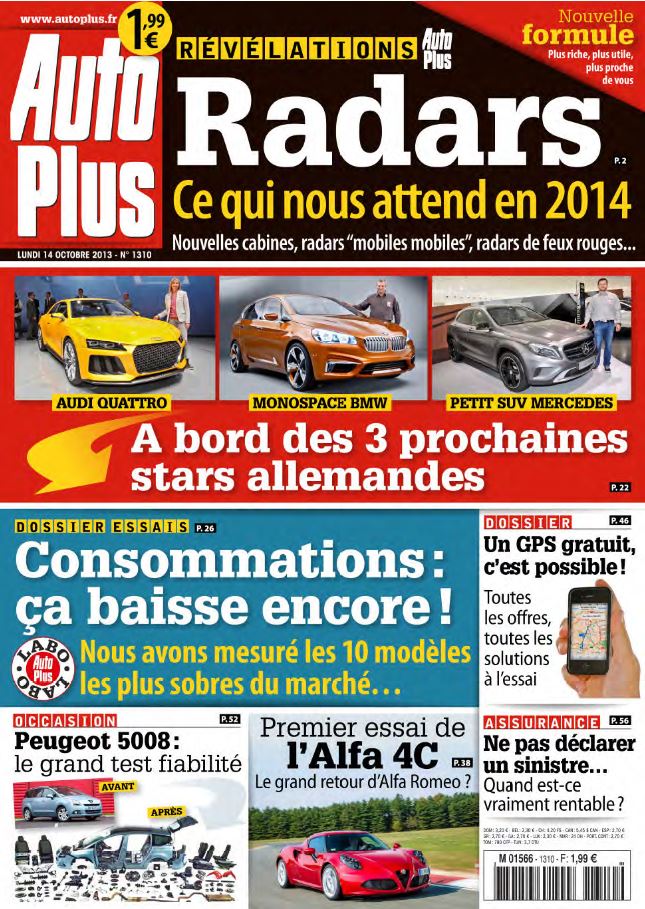 Auto Plus N°1310 du 14 au 20 Octobre 2013