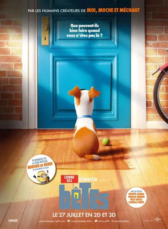 Comme des bêtes - The Secret Life of Pets MULTI TRUEFRENCH HDLight 1080p 2016