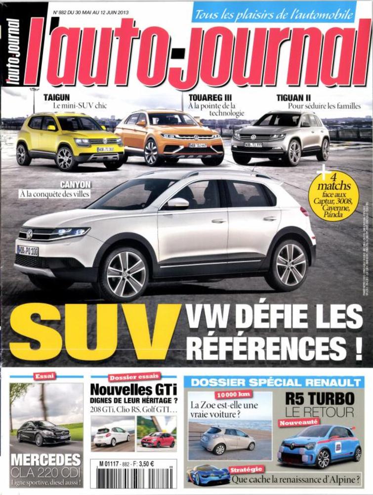 L'Auto-Journal N° 882 du 30 Mai 2013