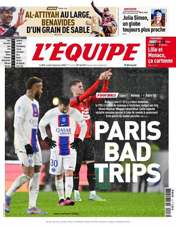 L'equipe - 16 Janvier 2023