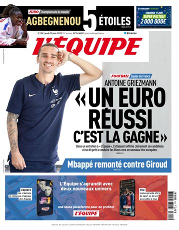 L’equipe du 10 Juin 2021