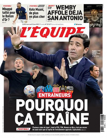 L'equipe du 21 Juin 2023