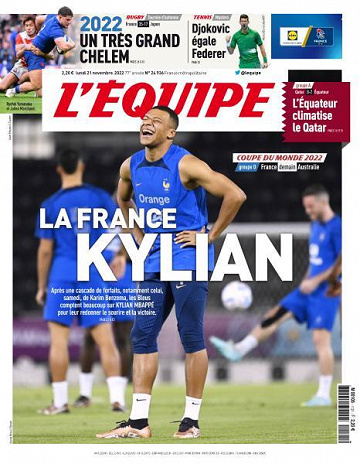 L'equipe du 21 Novembre 2022