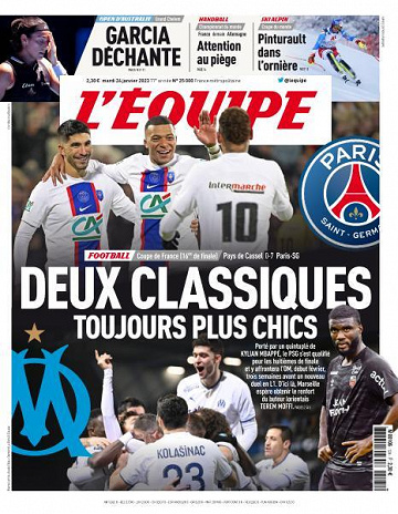 L'equipe du 24 Janvier 2023