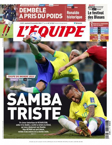 L'equipe du 25 Novembre 2022