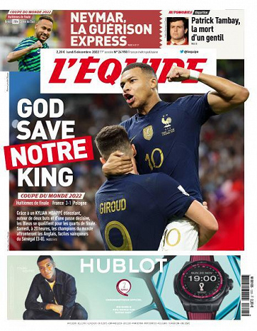 L'equipe du 5 Décembre 2022