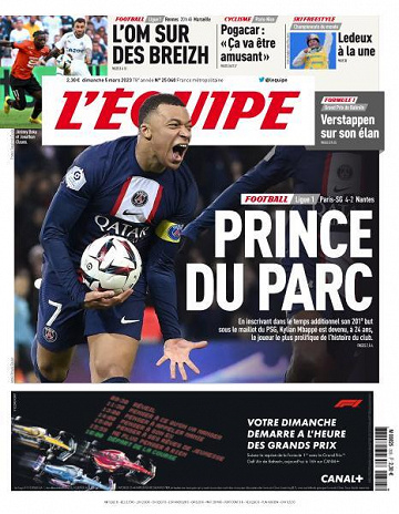 L'equipe du 5 Mars 2023