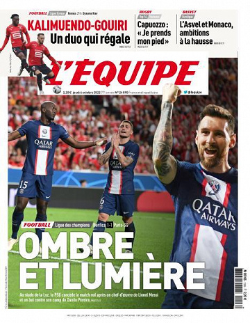 L'equipe du 6 Octobre 2022