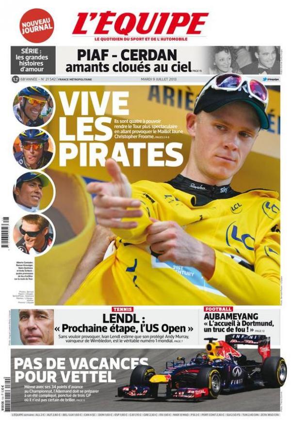 L'Equipe du mardi 09 juillet 2013 -PDF-