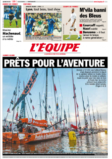 L'equipe Edition du 09 Novembre 2012