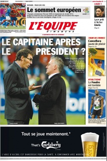 L'equipe Edition du 1er.Juillet 2012