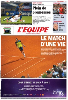 L'equipe Edition du 1er juin 2012