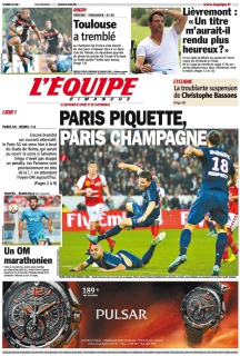 L'equipe Edition du 21 Octobre 2012