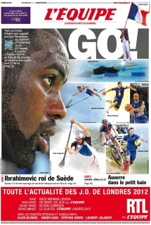 L'equipe Edition du 27 Juillet 2012