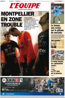 L'equipe Edition du 27 Septembre 2012