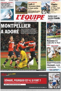 L'equipe Edition du 30 Avril 2012