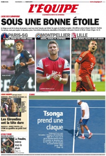 L'equipe Edition du 31 Août 2012