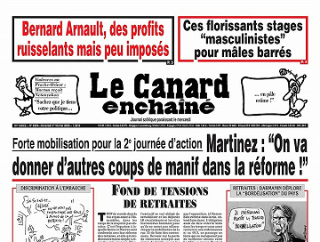 Le Canard Enchaîné Du 01 février 2023