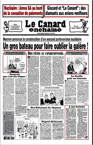 Le Canard Enchaîné - 09 Decembre 2020