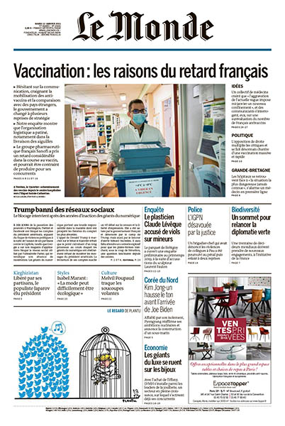 Le Monde du 06 Avril 2021