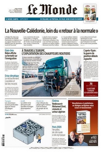 Le Monde du 06 Juin FRENCH PDF 2024