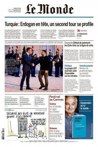 Le Monde du 16 Mai 2023