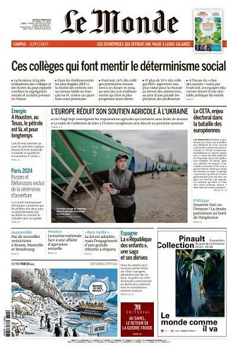 Le Monde du 21 Mars 2024