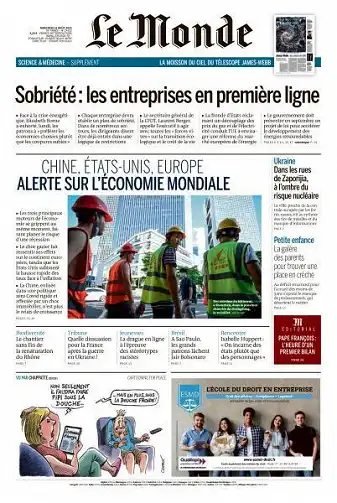 Le Monde du 31 Août 2022