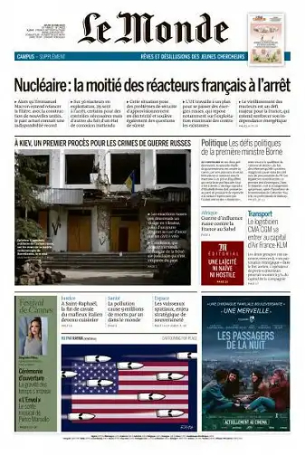 Le Monde du Jeudi 19 Mai 2022