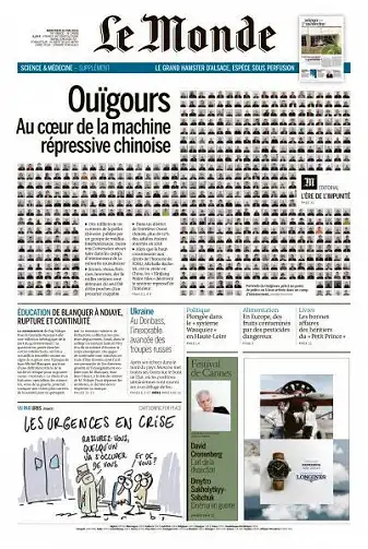 Le Monde du Mercredi 25 Mai 2022