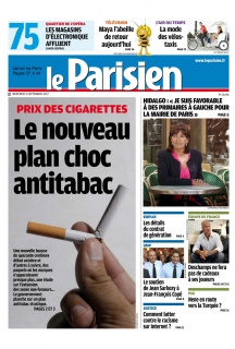 Le Parisien + Cahier de Paris du 05 Septe. 2012