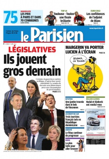 Le Parisien + Cahier de Paris du 09 Juin 2012