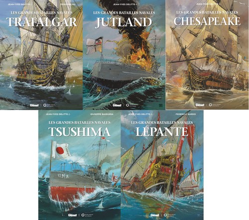 Les Grandes Batailles Navales - BD - 5 TOMES - FR - PDF