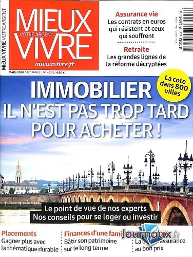 Mieux vivre votre argent N°453 - Mars 2020